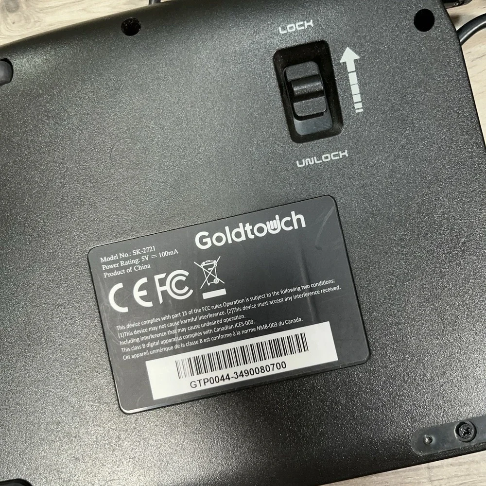 Goldtouch Sk-2721 Adjustable Portable Ergonomic Keyboard For‎ Pc & Mac